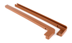 Fensterbank Abschlüsse für Putz 350mm RAL 8003 (Lehmbraun)