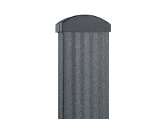 Metallzaunprofil grafit matt