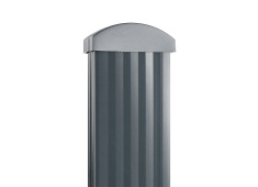 3D-Metallzaunprofil Anthrazit