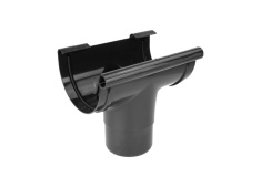 lej spustowy czarny plastikowy pvc 100
