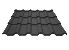 Pfannenblech MONZA EXCLUSIVE GLINMET 
schwarze Farbe