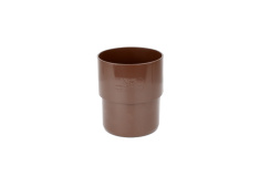 Fallrohrmuffe 75 mm PVC-U RAL8017 (braun) KACZMAREK