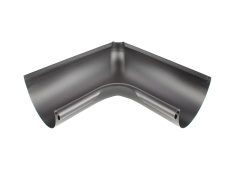 Rinneninnenecke 125 mm metall RAL9005 (schwarz) KASKADA