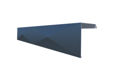Ortgangblech für Trapezblech 140 mm x 80 mm verkleidetes Blech in Umschlagform (1,75 lfm)