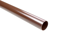 Fallrohr 3 m 75 mm PVC-U RAL8017 (braun) KACZMAREK