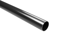 Fallrohr 3 m 75 mm PVC-U RAL9005 (schwarz) KACZMAREK