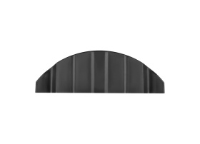 abdeckkappe für metallzaunlatten schwarz