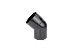 fallrohrbogen schwarz pvc 
