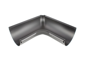 Rinneninnenecke 125 mm metall RAL9005 (schwarz) KASKADA