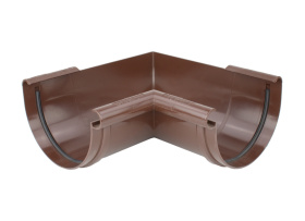 narożnik wewnętrzny PVC plastikowy brązowy