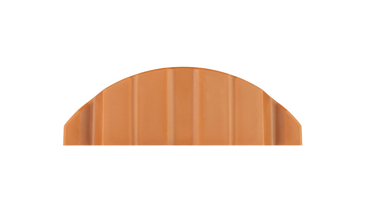 Abdeckkappe PVC für Metallzaunlatten Modern