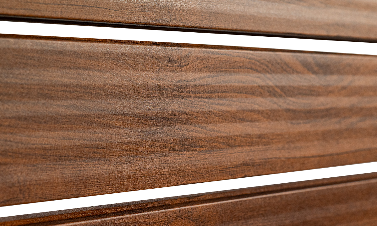 Metalllamelle Dunkle Eiche