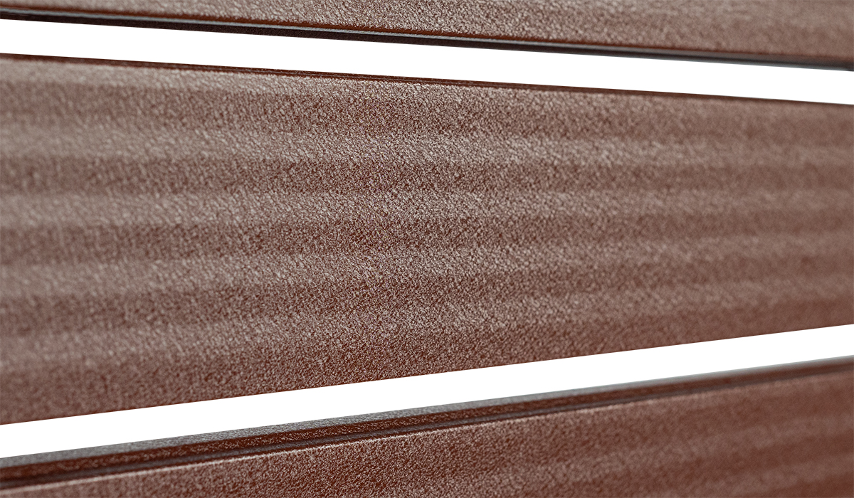 Metalllatte RAL 8017 matt