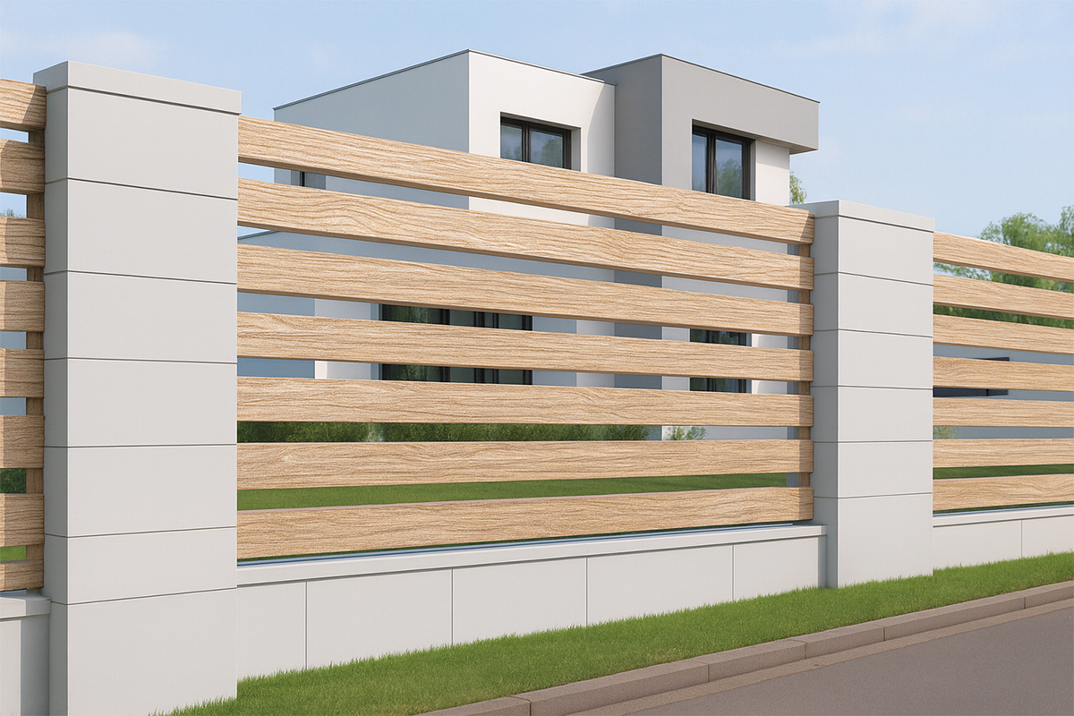 Metallpaneel Zaunelement