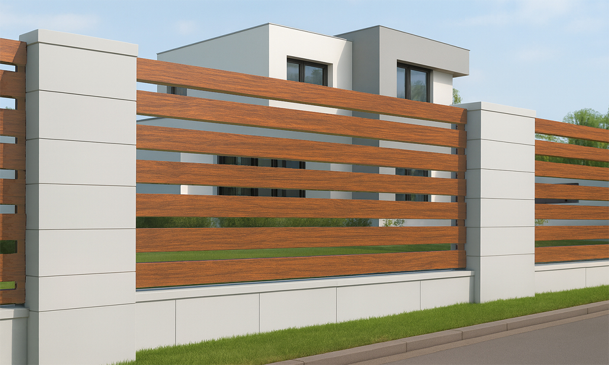 Metallpaneel Zaunelement